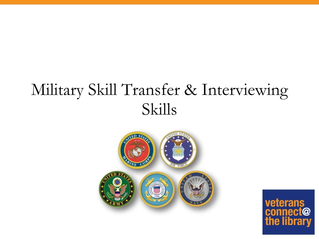 military skill transfer interviewing skills