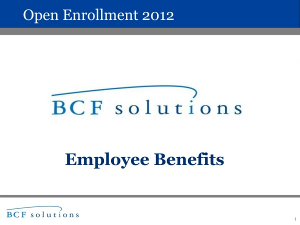 Open Enrollment 2012