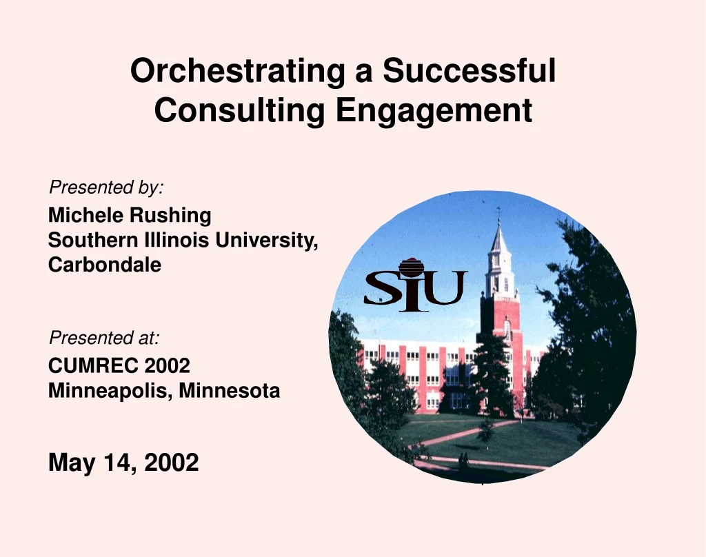 orchestrating a successful consulting engagement