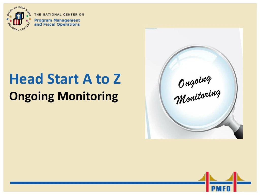 head start a to z ongoing monitoring