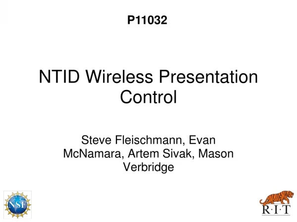 NTID Wireless Presentation Control