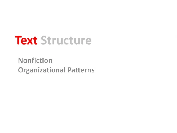 Text Structure