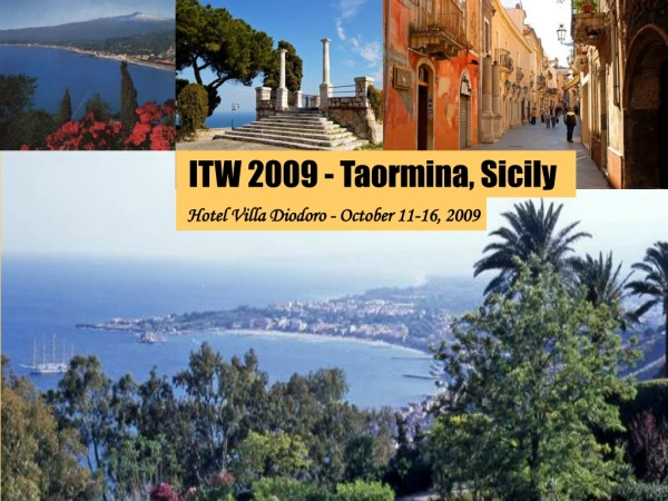 ITW 2009 - Taormina, Sicily