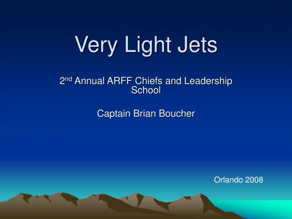 Very Light Jets