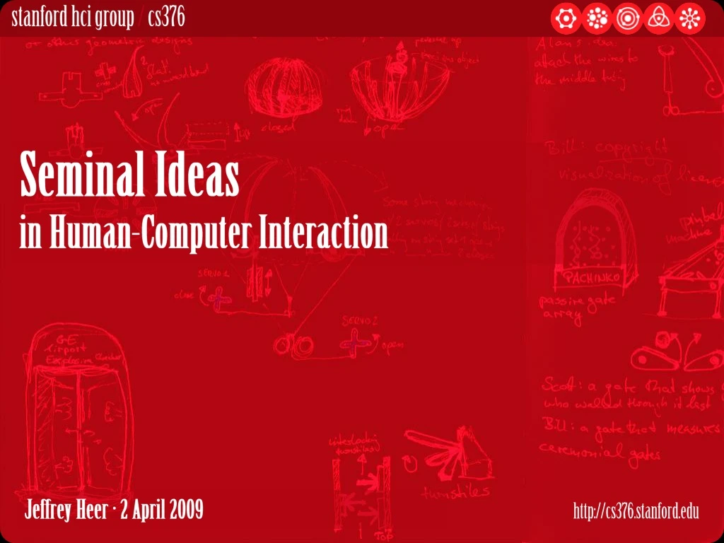 seminal ideas in human computer interaction