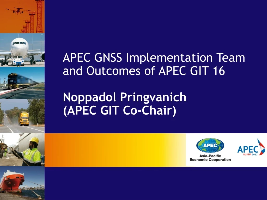 apec gnss implementation team and outcomes