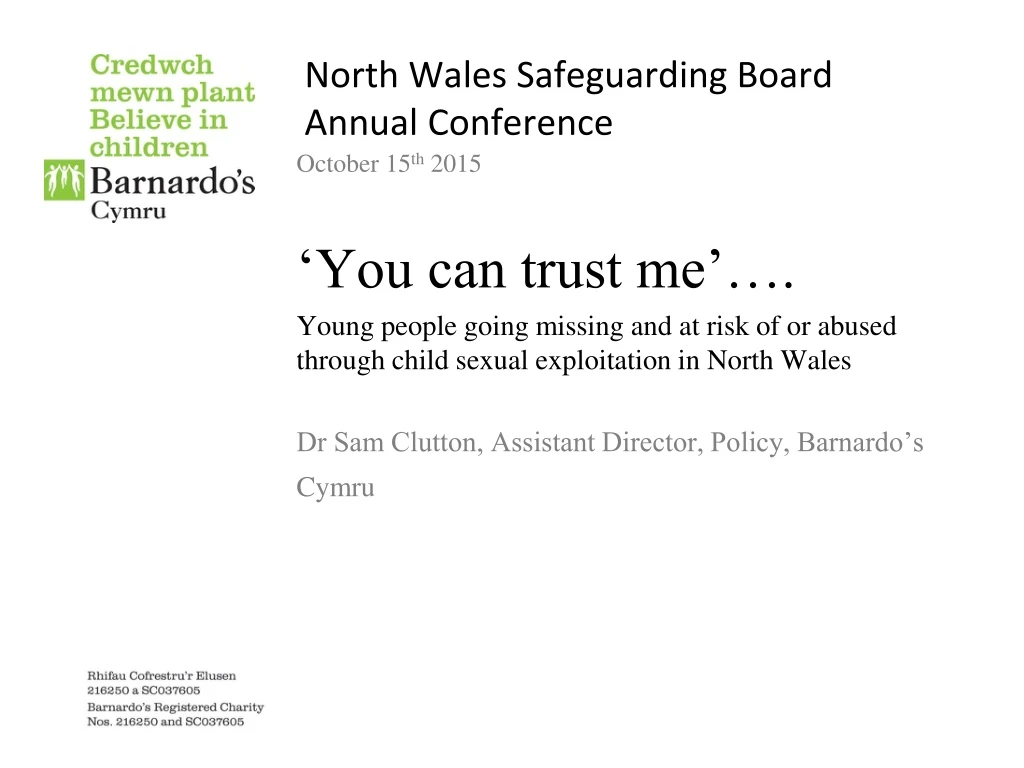 north wales safeguarding board annual conference