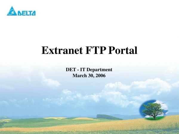 Extranet FTP Portal