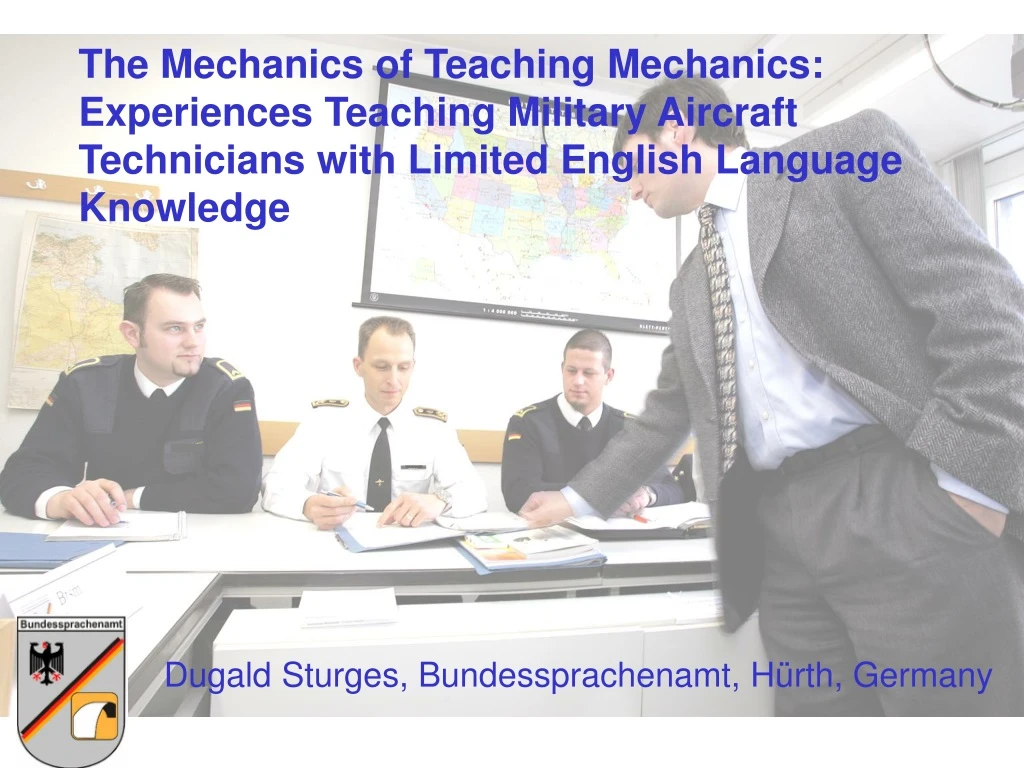 the mechanics of teaching mechanics experiences