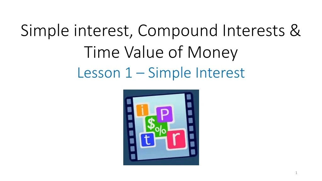 simple interest compound interests time value