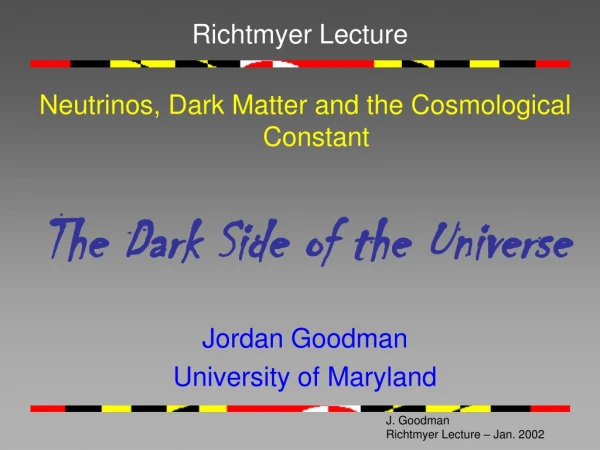 Richtmyer Lecture