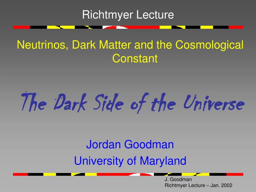 richtmyer lecture