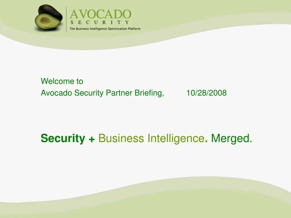 security business intelligence merged