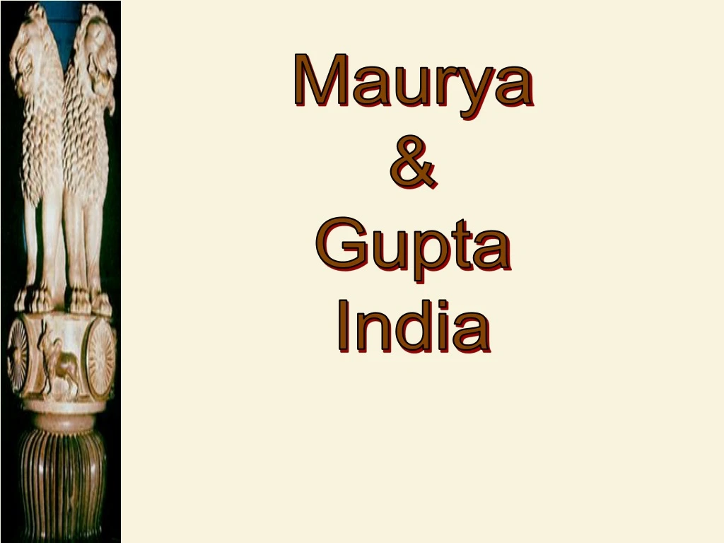 maurya gupta india