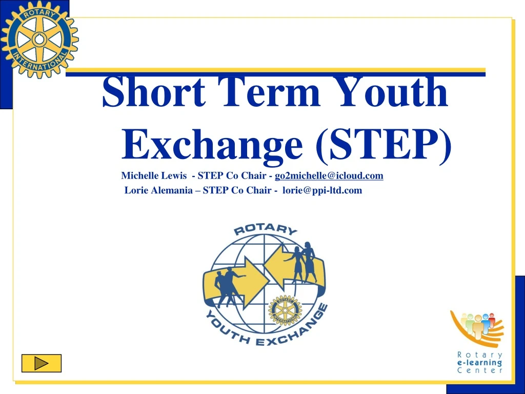 short term youth exchange step michelle lewis