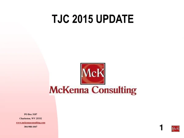 TJC 2015 UPDATE