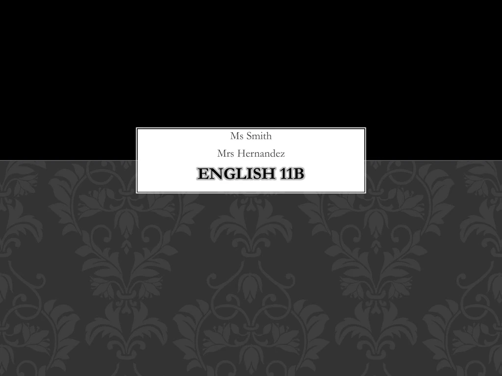 english 11b