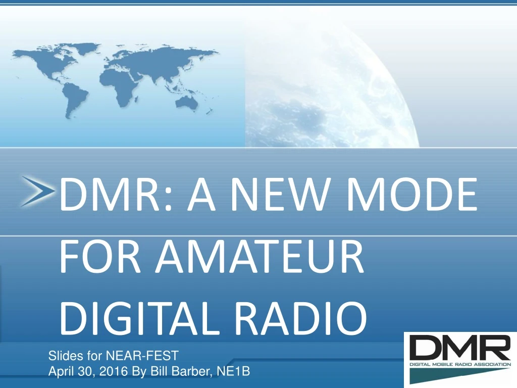 dmr a new mode for amateur digital radio