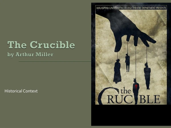 The Crucible by Arthur Miller