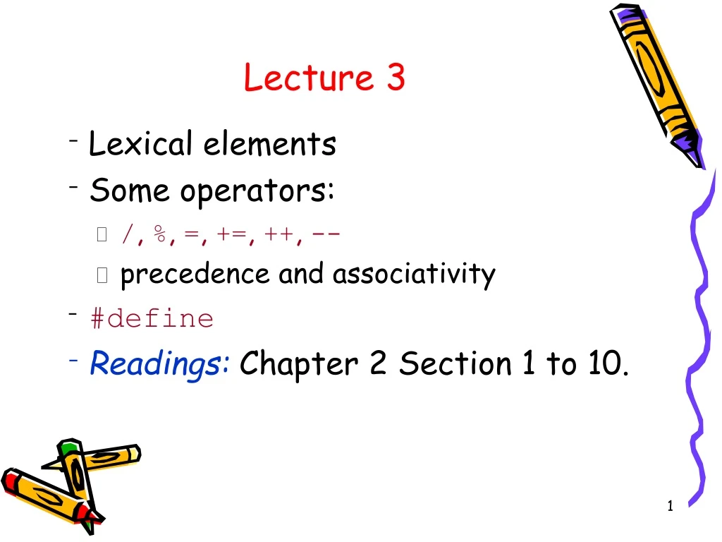 lecture 3