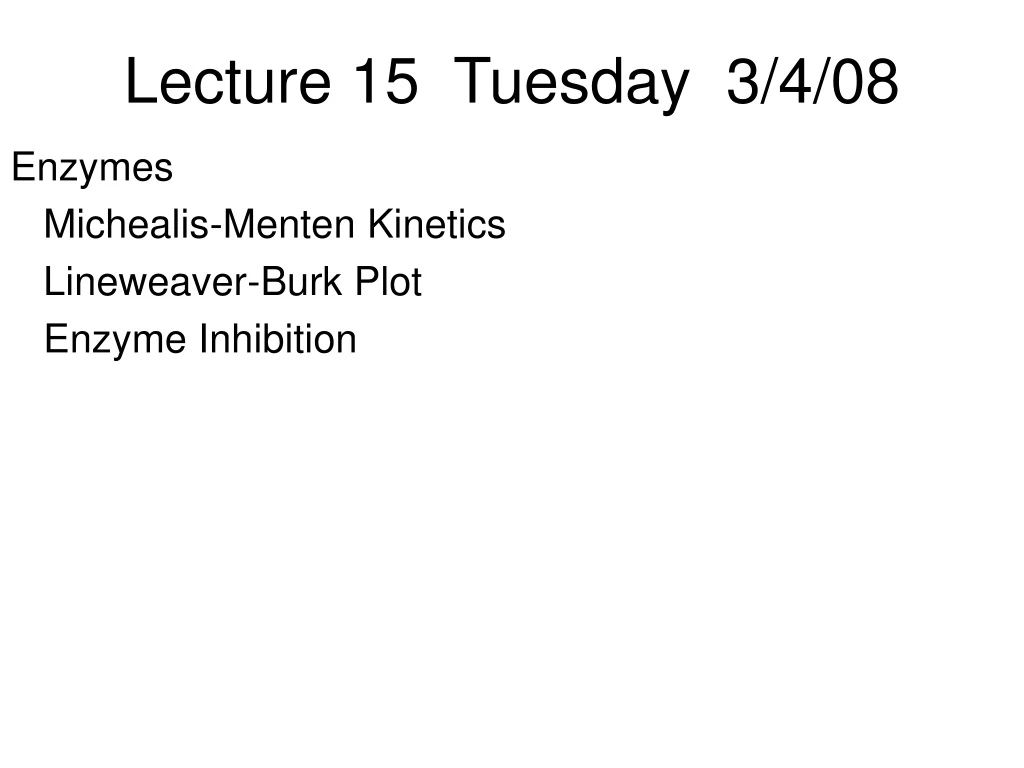 lecture 15 tuesday 3 4 08