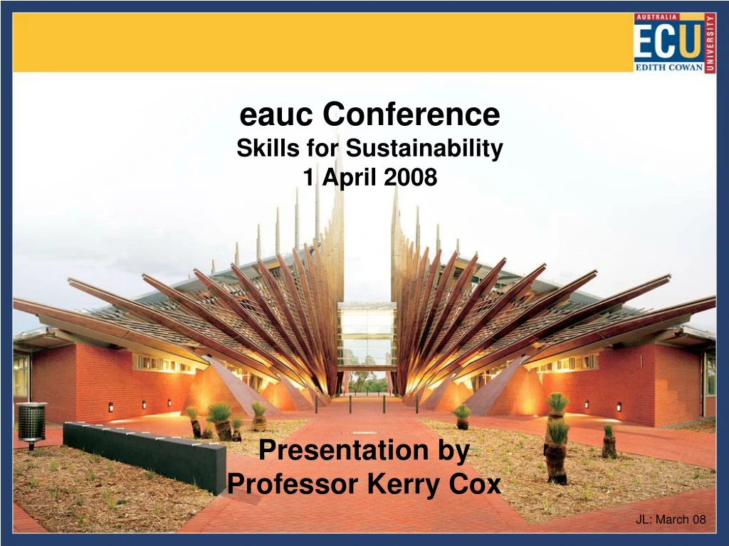 presentation by professor kerry cox