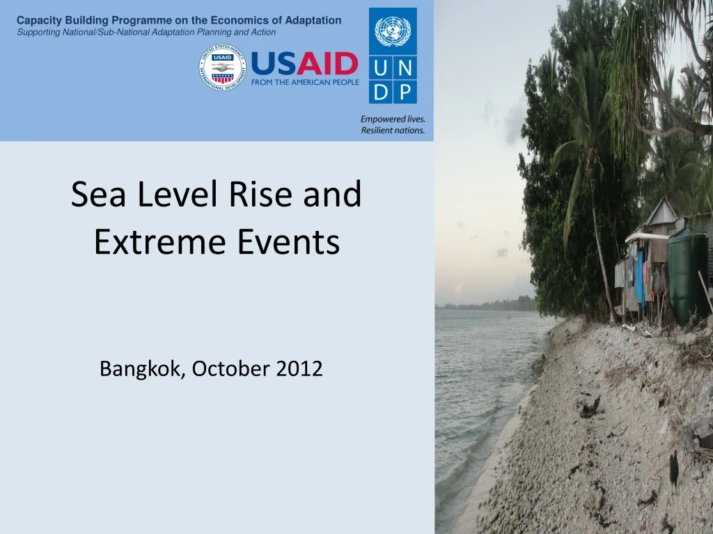 sea level rise and extreme events
