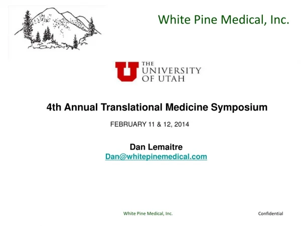 4th Annual Translational Medicine Symposium