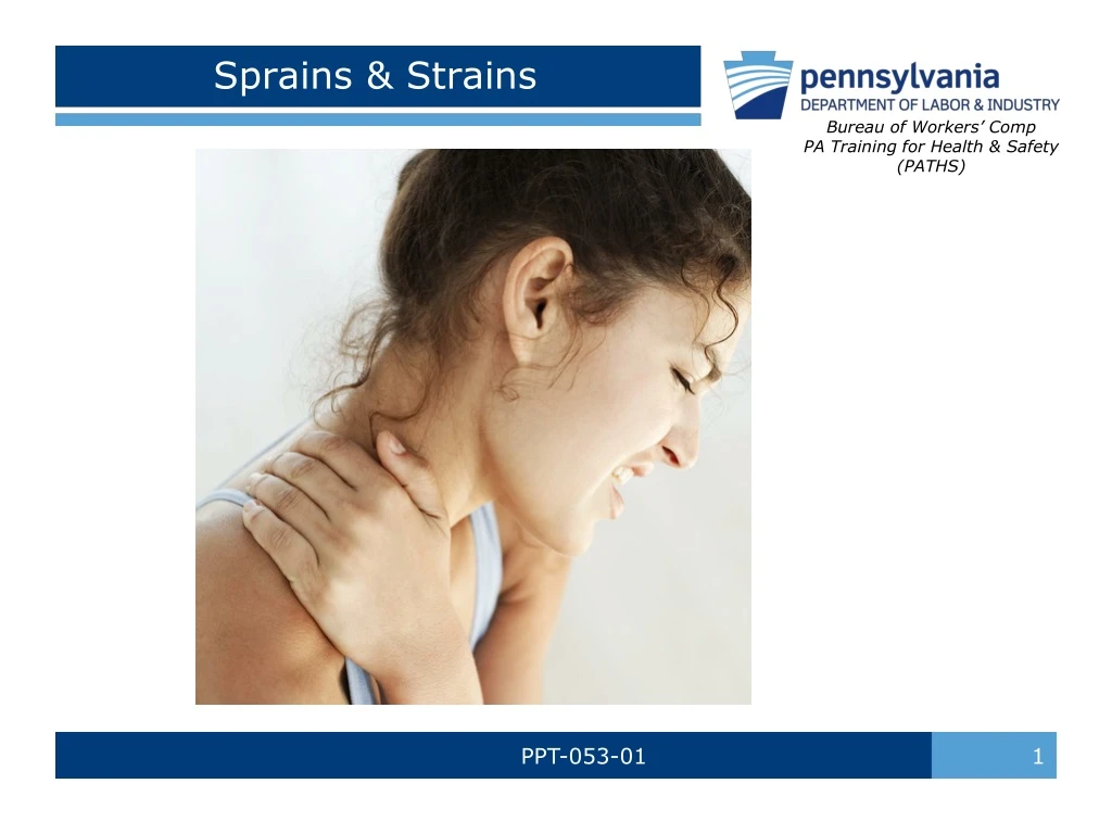 sprains strains