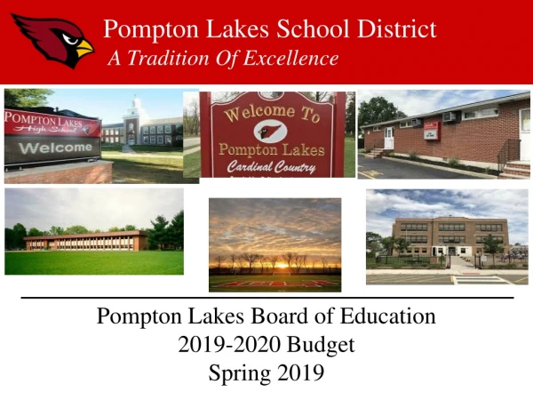 Pompton Lakes Board of Education 2019-2020 Budget Spring 2019