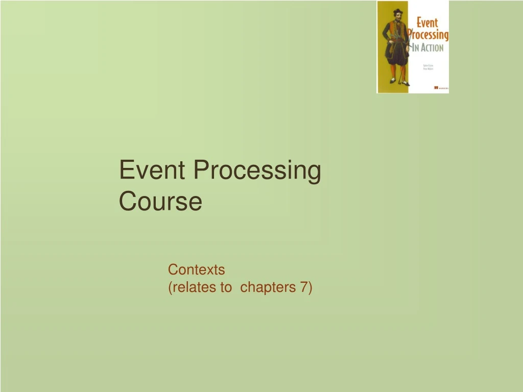 event processing course