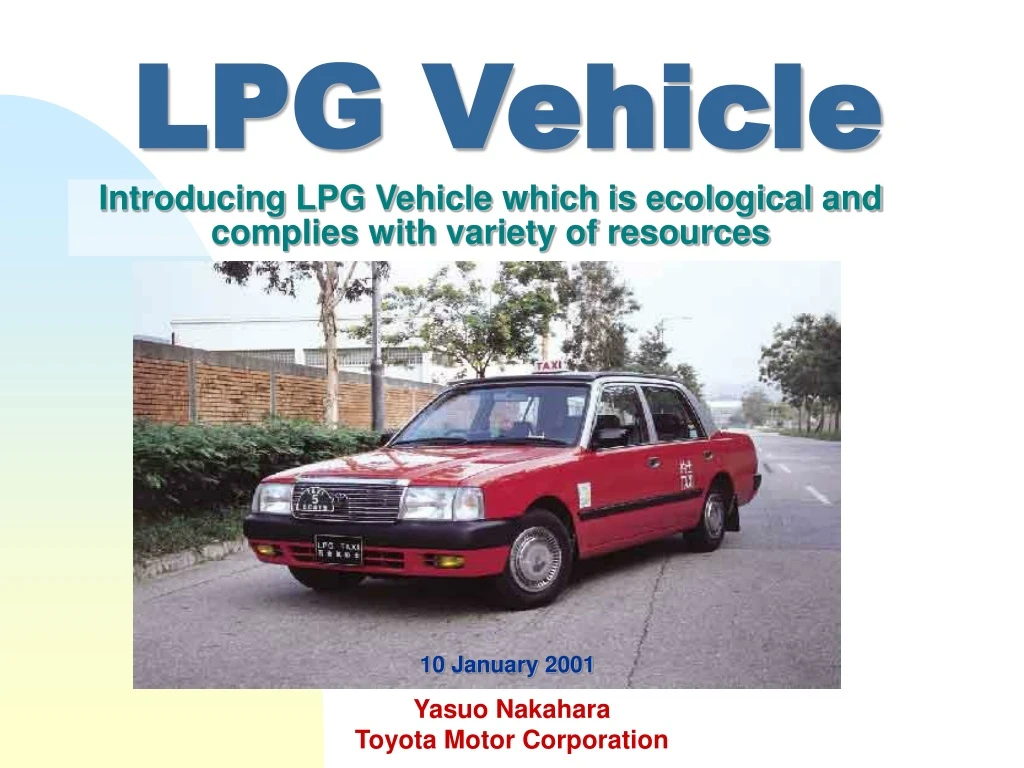 lpg vehicle