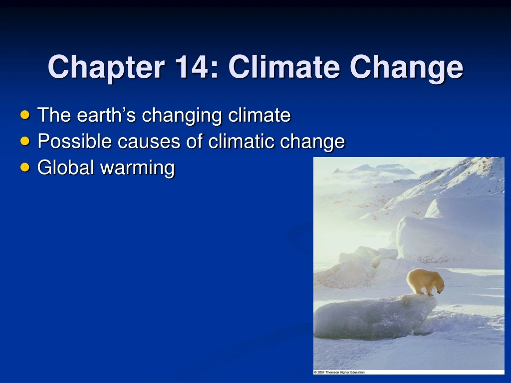 chapter 14 climate change
