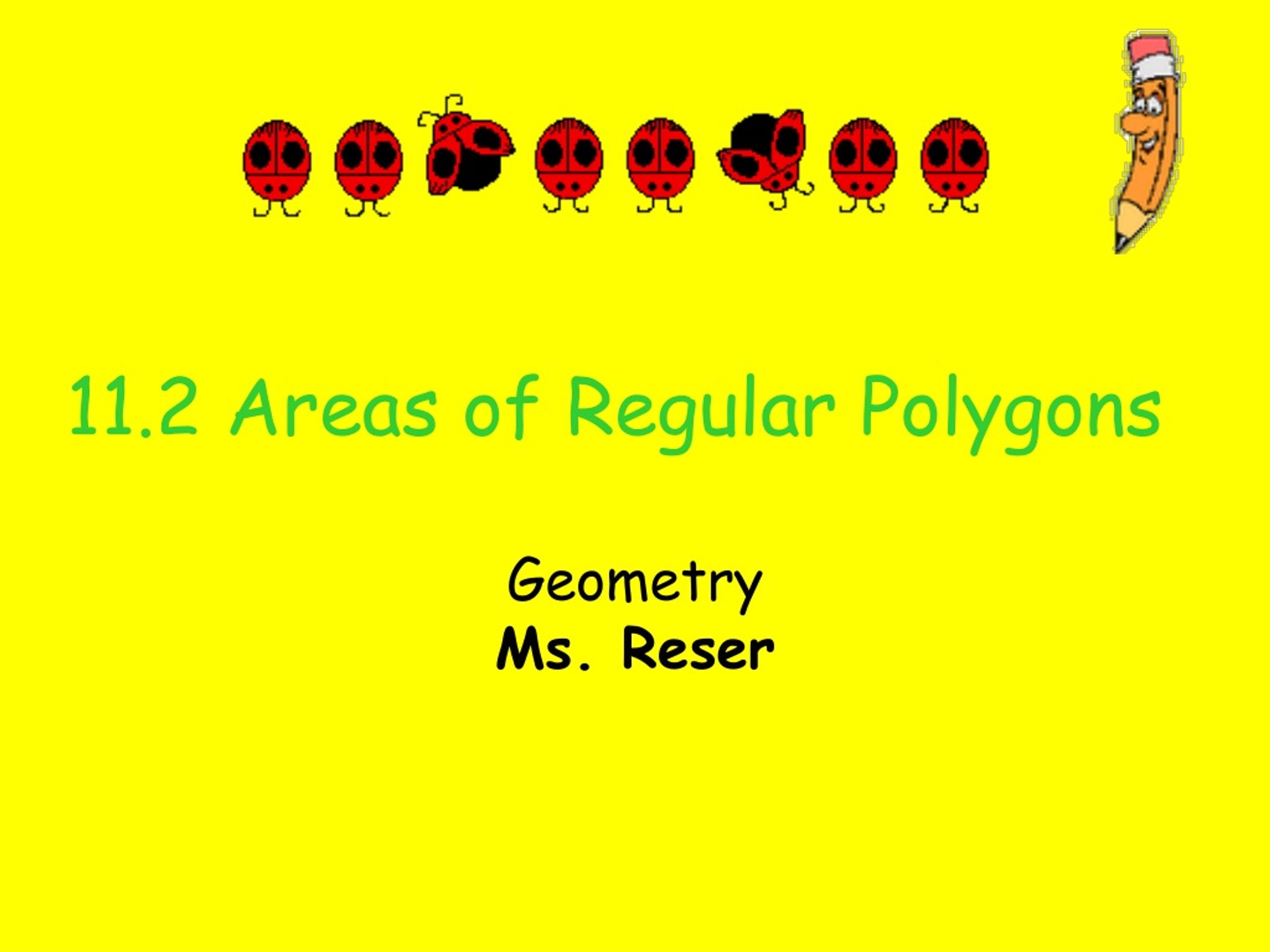 PPT - Exploring Areas of Regular Polygons in Geometry PowerPoint ...