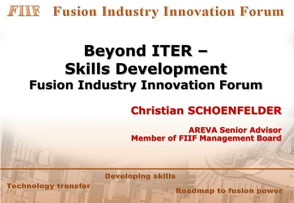 beyond iter skills development fusion industry innovation forum