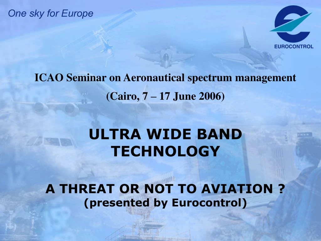 icao seminar on aeronautical spectrum management