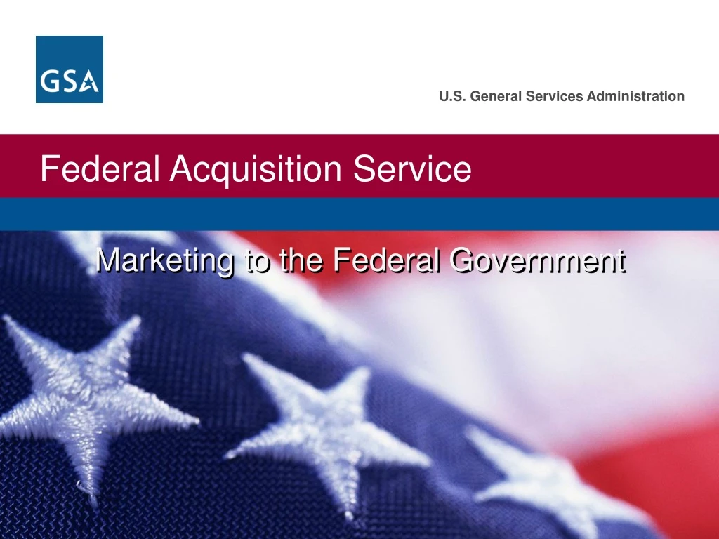 marketing to the federal government