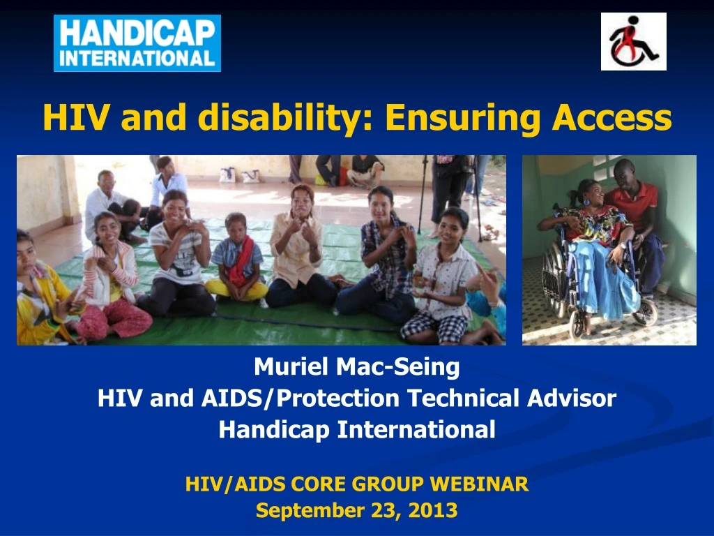 hiv and disability ensuring access muriel