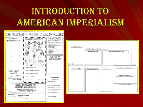 Introduction to American Imperialism