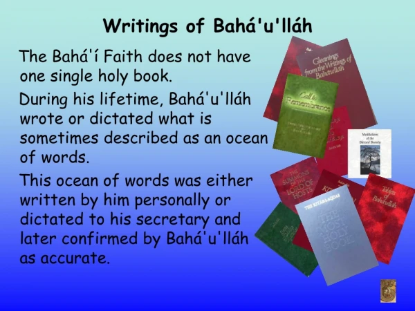 Writings of Bahá'u'lláh