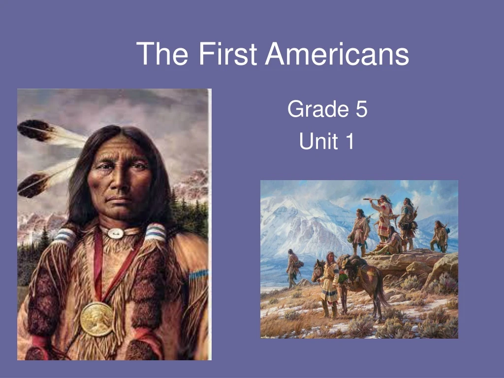 the first americans