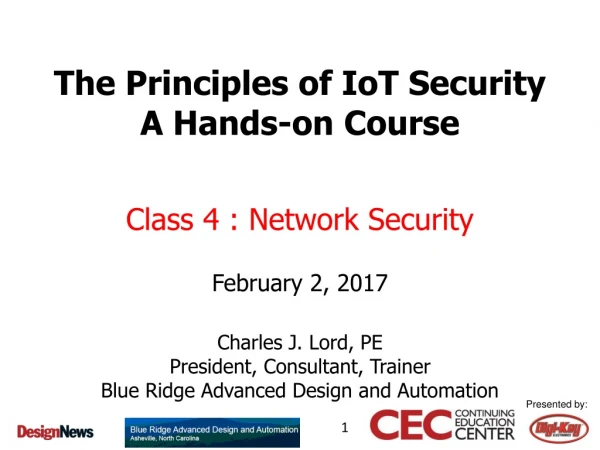 The Principles of IoT Security   A Hands-on Course