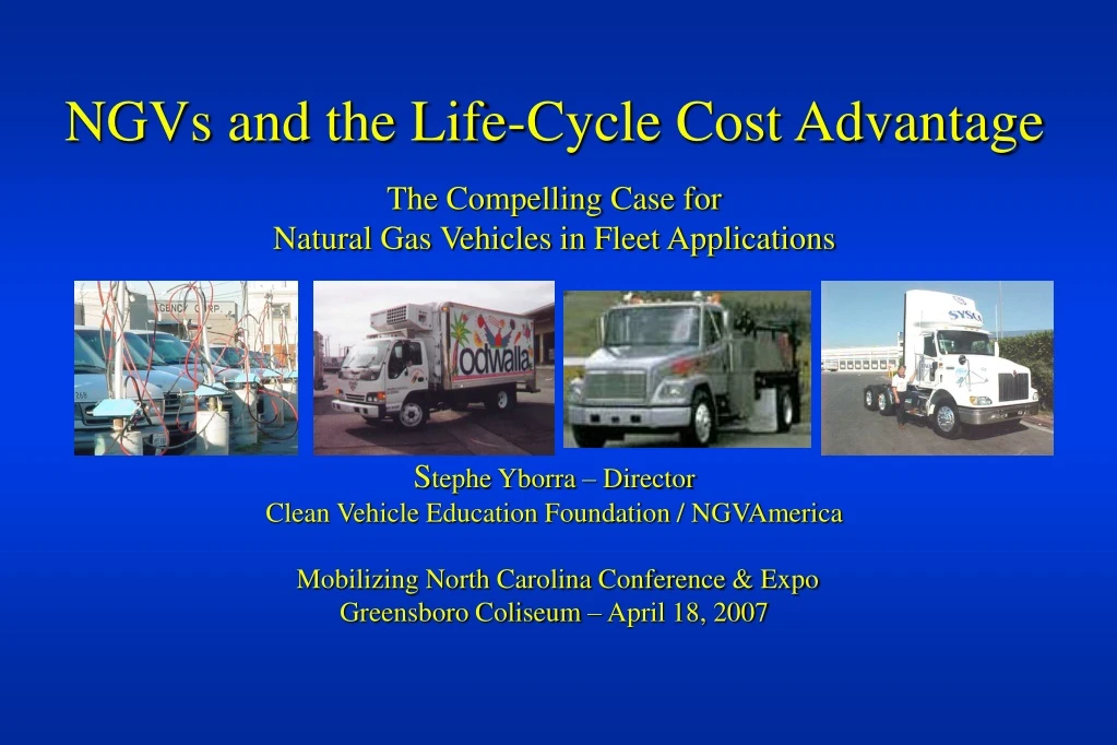 ngvs and the life cycle cost advantage