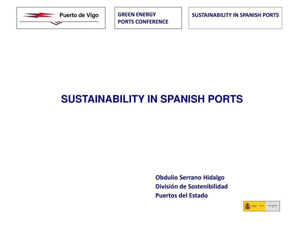 green energy ports conference