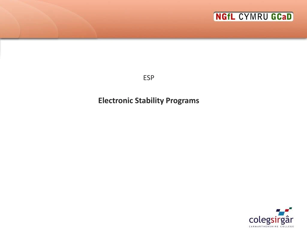 esp electronic stability programs