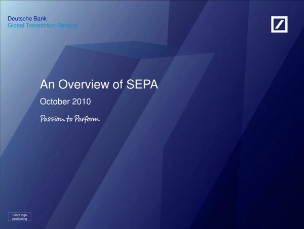 An Overview of SEPA