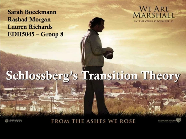 Schlossberg ’ s Transition Theory