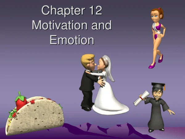 Chapter 12  Motivation and Emotion