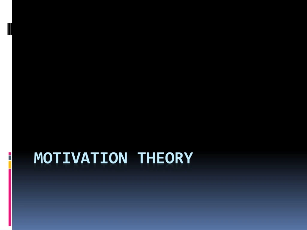 motivation theory