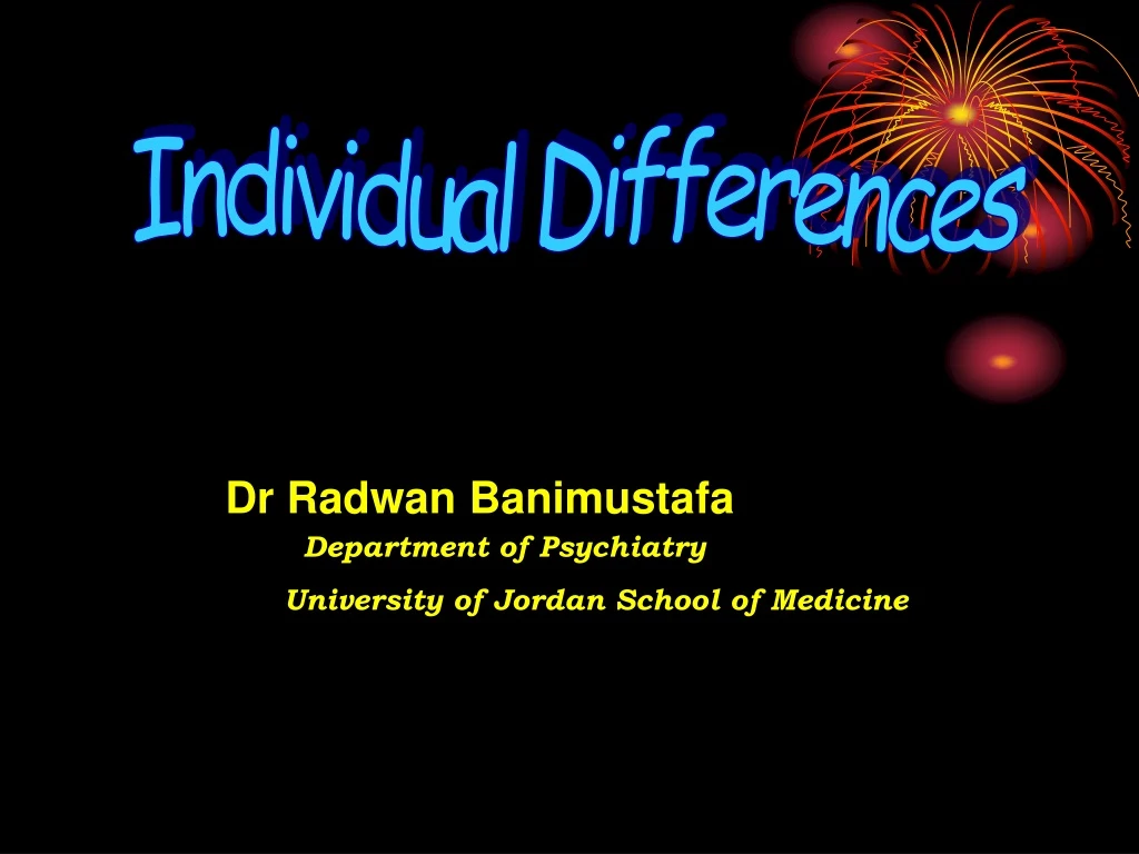 PPT - Individual Differences PowerPoint Presentation, Free Download ...